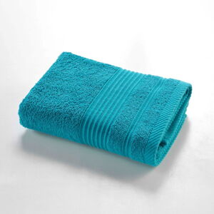 Modrý froté bavlněný ručník 50x90 cm Tendresse – douceur d'intérieur