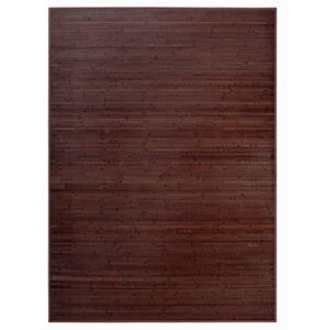 Tmavě hnědý bambusový koberec 180x250 cm – Casa Selección