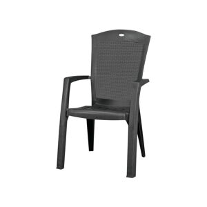 Tmavě šedá plastová zahradní židle Minnesota – Keter